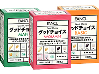 体の中から健やかに、美しく。 ファンケルの健康食品です。
