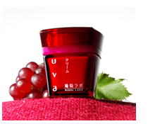 特許取得成分“ブドウ発芽水”を配合した保湿クリーム「uva クリーム」