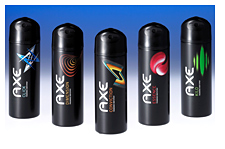 男性用フレグランスボディスプレー「AXE（アックス）」写真
