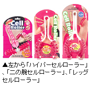 ローラー型マッサージ器具「セルローラー」写真