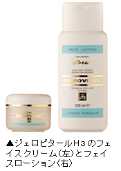 「ジェロビタールH3　フェイスクリームとフェイスローション」写真