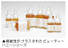 「機能性がプラスされたビューティーハニーシリーズ｣写真
