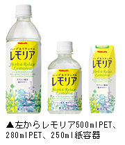 テアニンを含有したメンタルリラックス飲料「レモリア」シリーズ