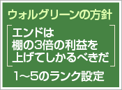 ウォルグリーンの方針　図