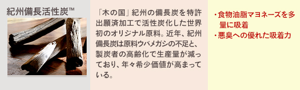 紀州備長活性炭