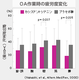 OA作業時の疲労度変化