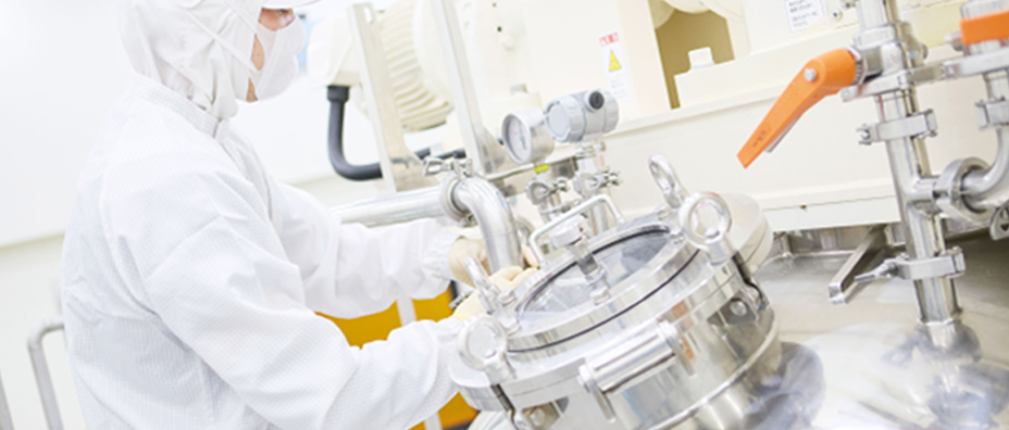 忍野工場での製品製造