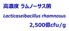 高濃度ラムノーサス菌  2,500億cfu/g