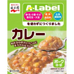 永谷園　Ａ-Ｌａｂｅｌカレーポーク中辛