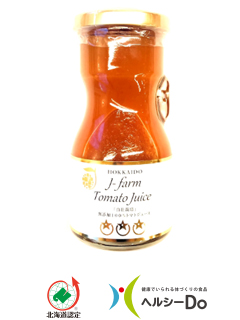 Jファーム　トマトジュース 90mL（株式会社Jファーム）　一般社団法人北海道バイオ工業会（ヘルシーDo）