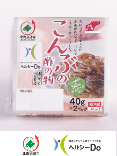 こんぶの酢の物 オリゴノール入り2連（株式会社北食）