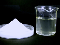 SPFプラセンタT-ASエキス粉末と2％水溶液