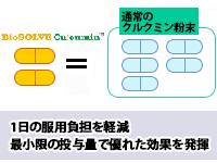 1日500mg（250mgカプセル×2回）の治療効果：臨床的に評価・実証済み