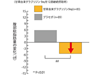 腹部総脂肪量の変化