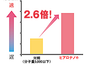 次世代のヒアルロン酸「ヒアロナノ（R)」