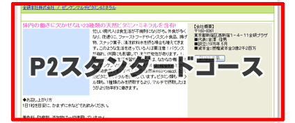 P2スタンダードコース