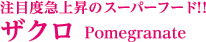 ザクロ Pomegranate の原料、素材