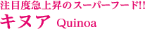 キヌア　Quinoa　の原料、素材